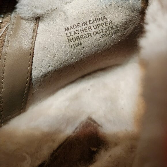Michael Kors Heeled Fleece Lined Booties Size 7.5M - Picture 4 of 8